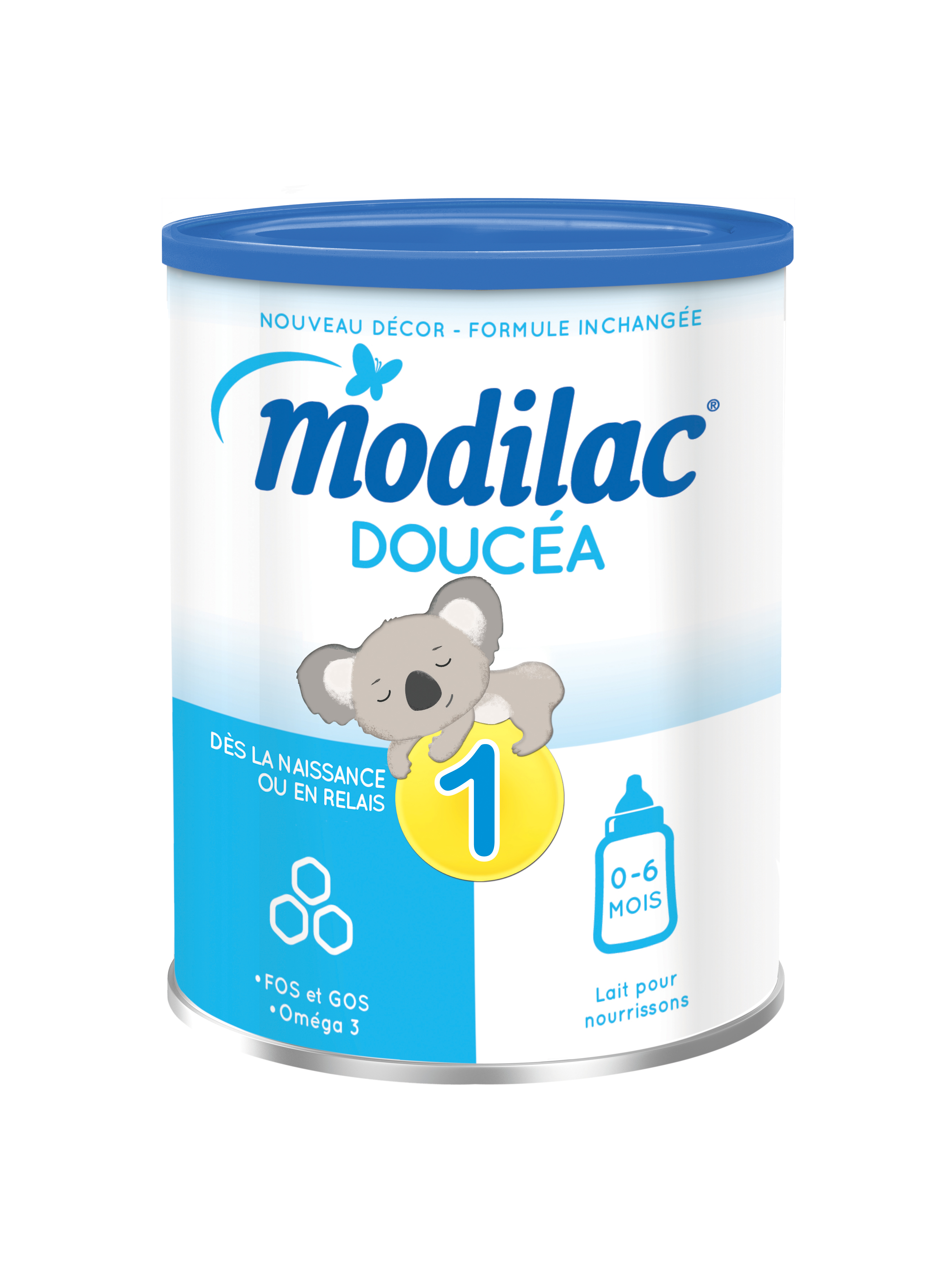 MODILAC DOUCÉA Lait infantile 1er âge - Dès la naissance Standard Poudre  900g pas cher 