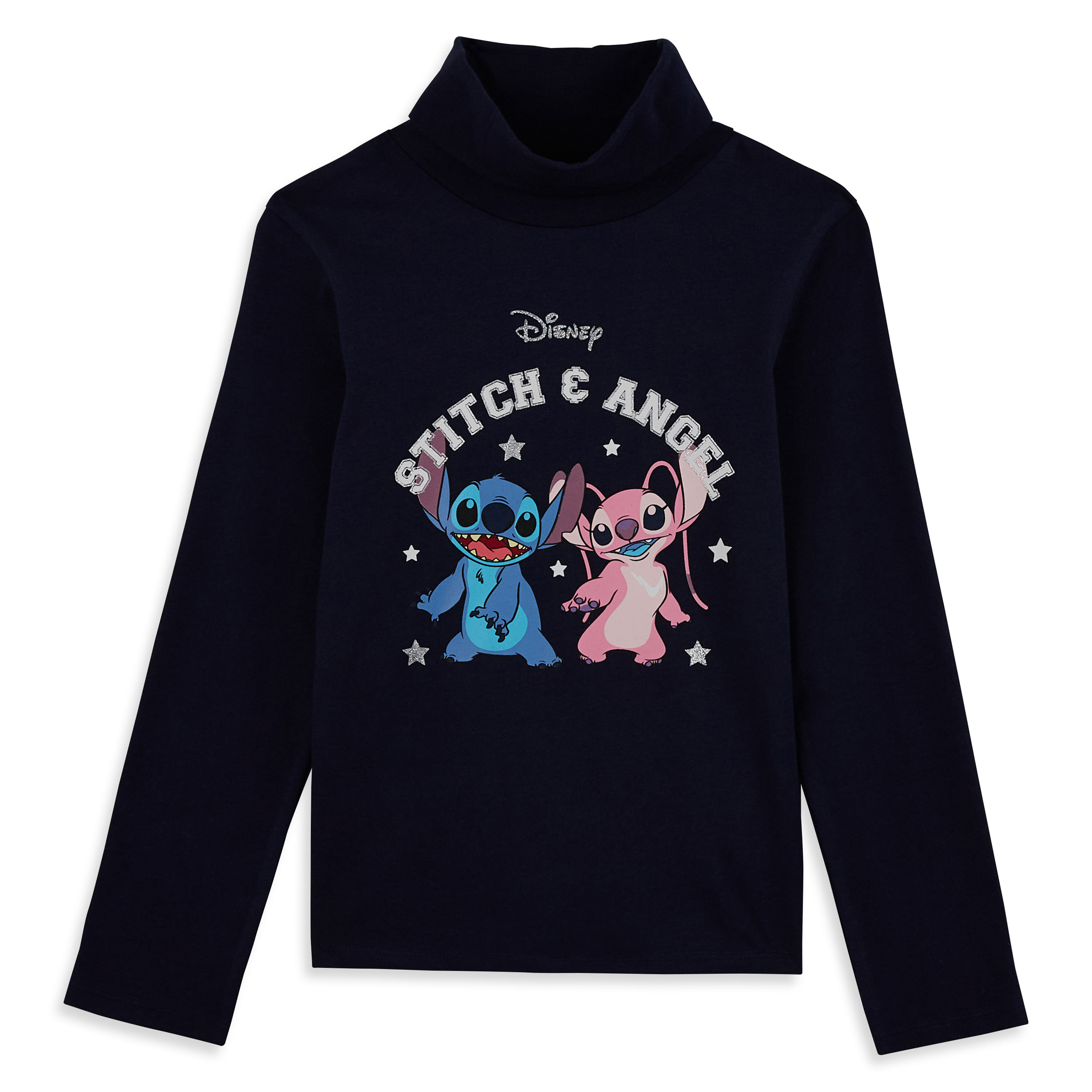 INEXTENSO T-shirt manches longues parme fille STITCH pas cher 