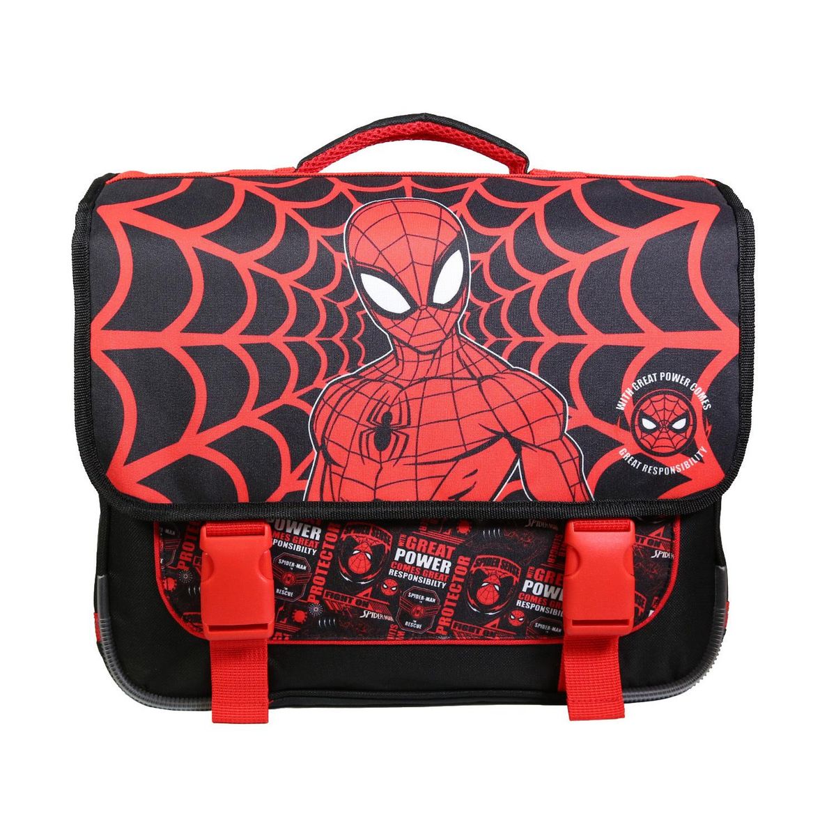 Bagtrotter BAGTROTTER Cartable 38 cm Spider-Man Noir