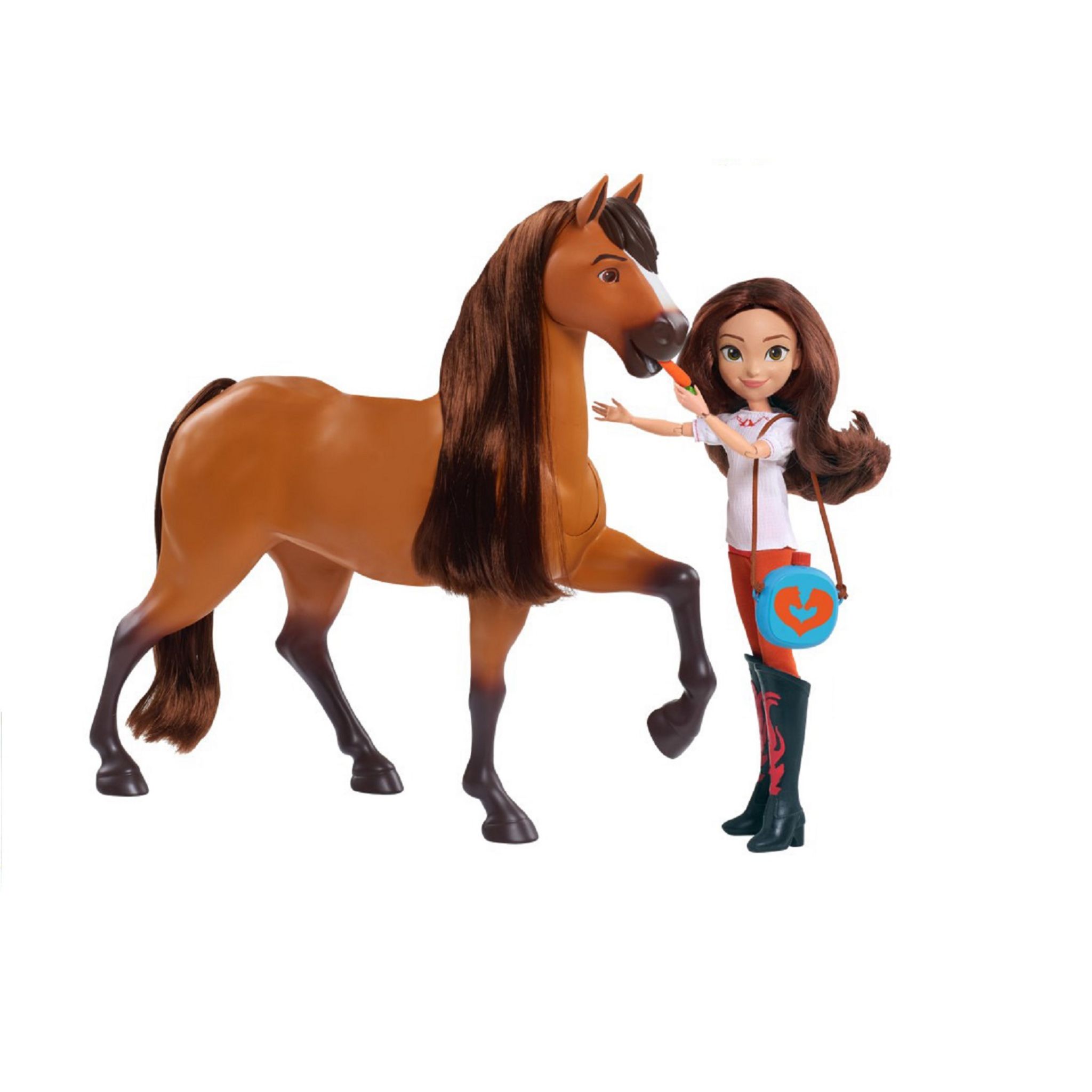 Spirit L'indomptable, coffret poupée Lucky et figurine cheval