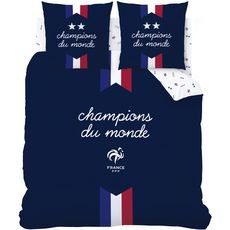FFF Drap housse coton 57 fils France DEUX ETOILES  (Blanc)