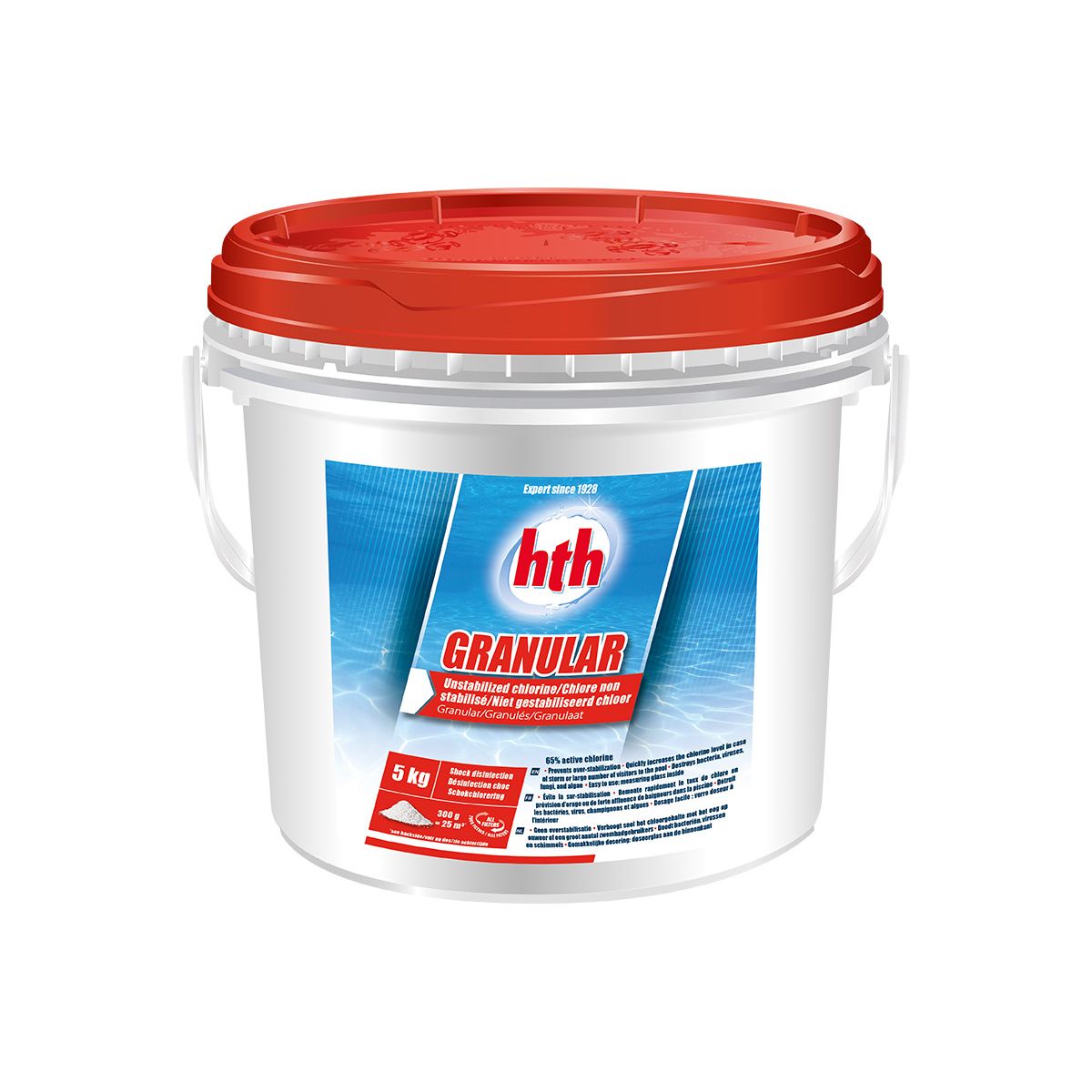 HTH Chlore choc sans stabilisant Granular 5 kg - HTH