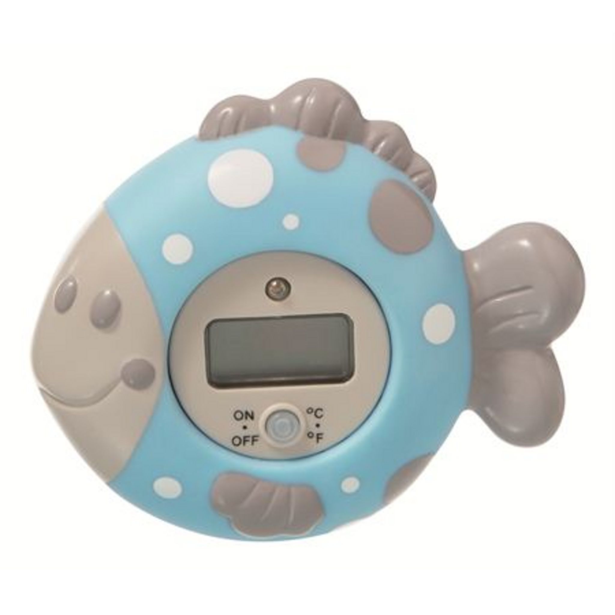 Thermomètre de Bain Bébé Poisson Blanc 