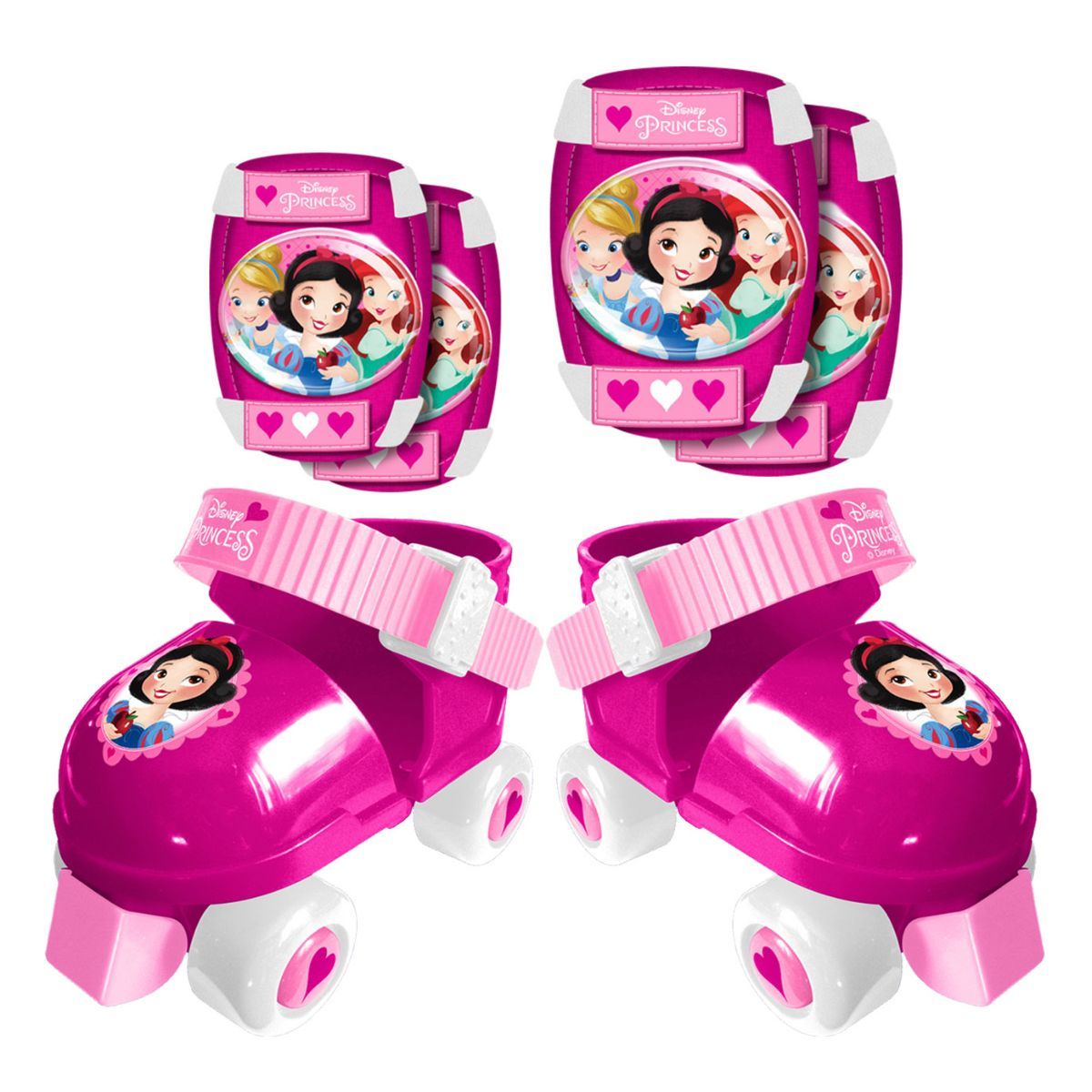 Set Patins Roulettes Protectons PRINCESS DISNEY