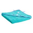 ACTUEL Cape de bain enfant en coton DINO 380G. Coloris disponibles : Bleu
