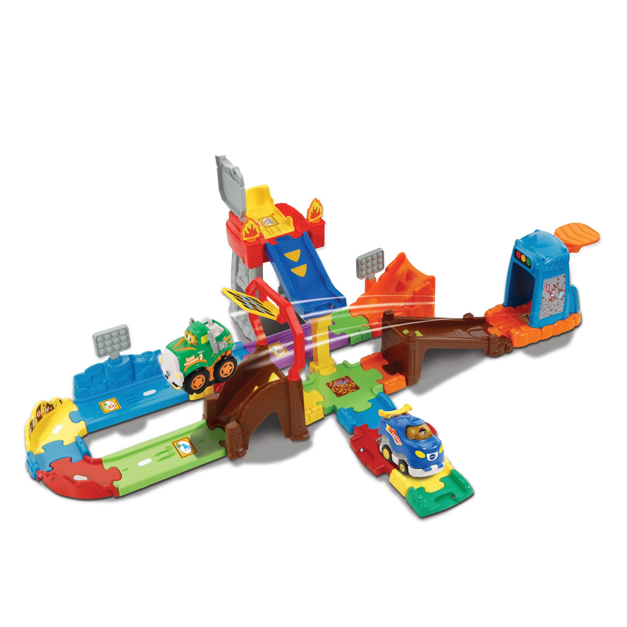 VTech Tut Tut Bolides Méga circuit spirales 2 en 1 - Version française 