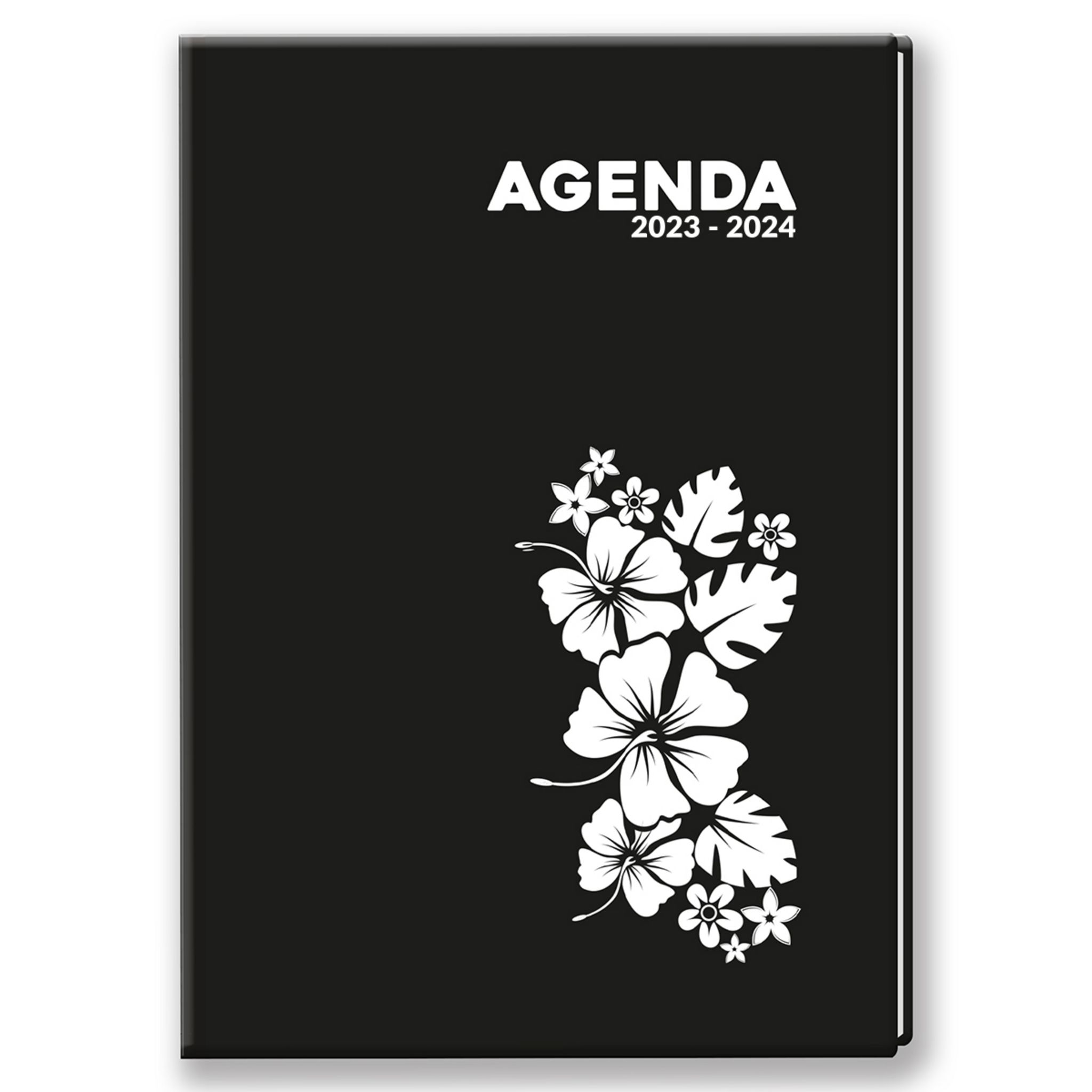 Agenda scolaire journalier 2023/2024 - Black & Color - 12x17 cm