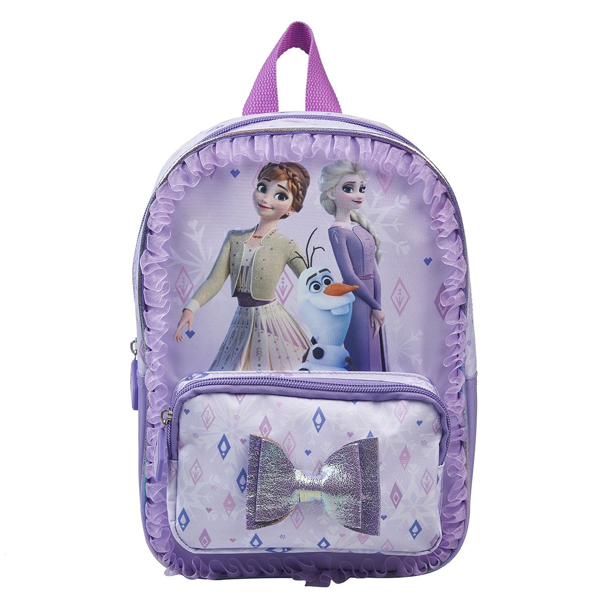 Sac maternelle violet REINE DES NEIGES