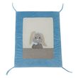  Steff - Lapin - tapis de parc - bleu - 95x75 cm