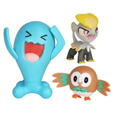 BANDAI Pack de 3 figurines Pokémon 
