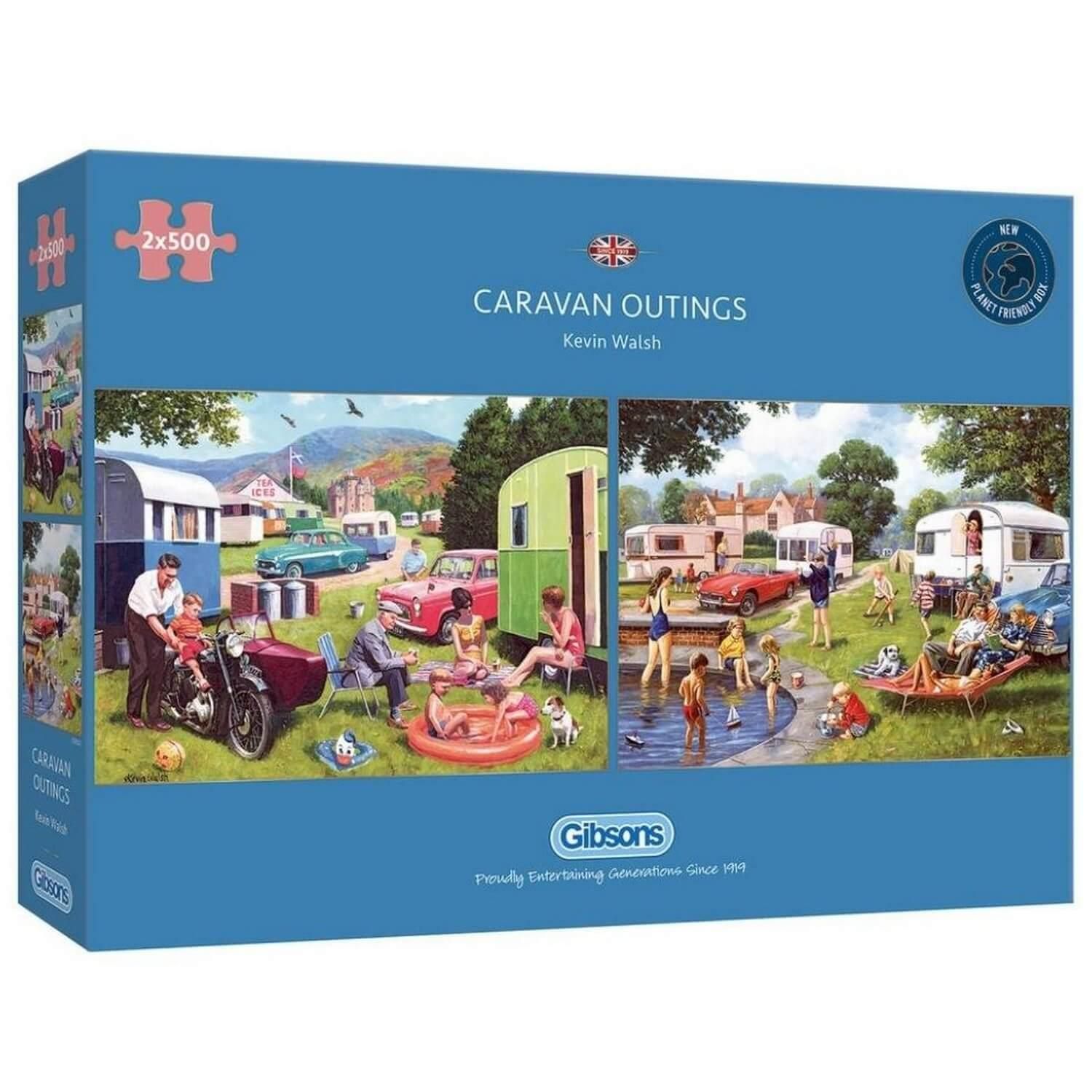 Puzzle 250 XL pièces : Évasion en caravane - Jeux et jouets