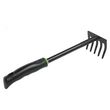 GARDENSTAR Rateau à 5 dents en acier 32 x 8,5 cm
