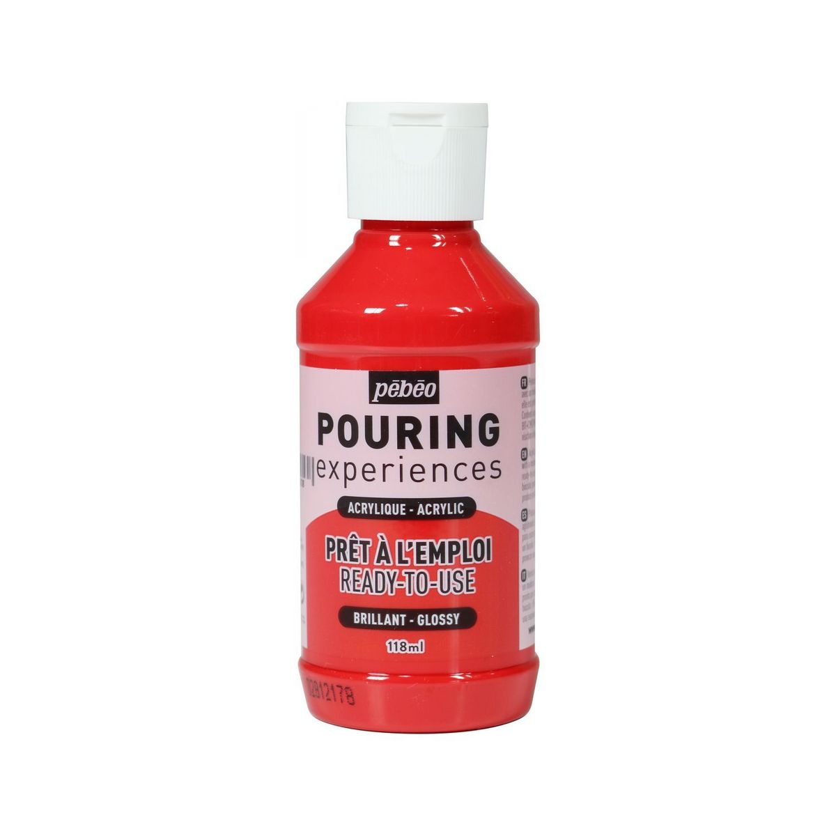 Youdoit Peinture pouring acrylique brillante - Rouge - 118 ml