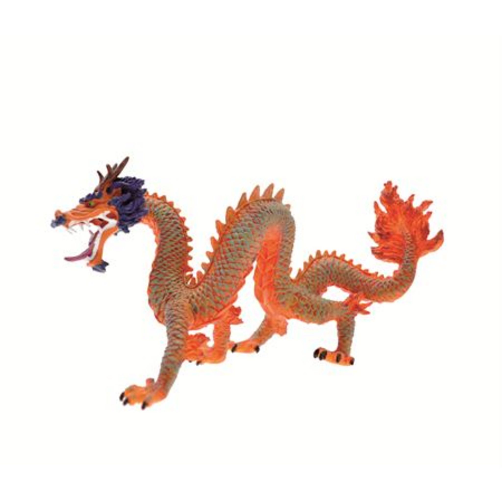 PLASTOY Dragon chinois rouge pas cher 