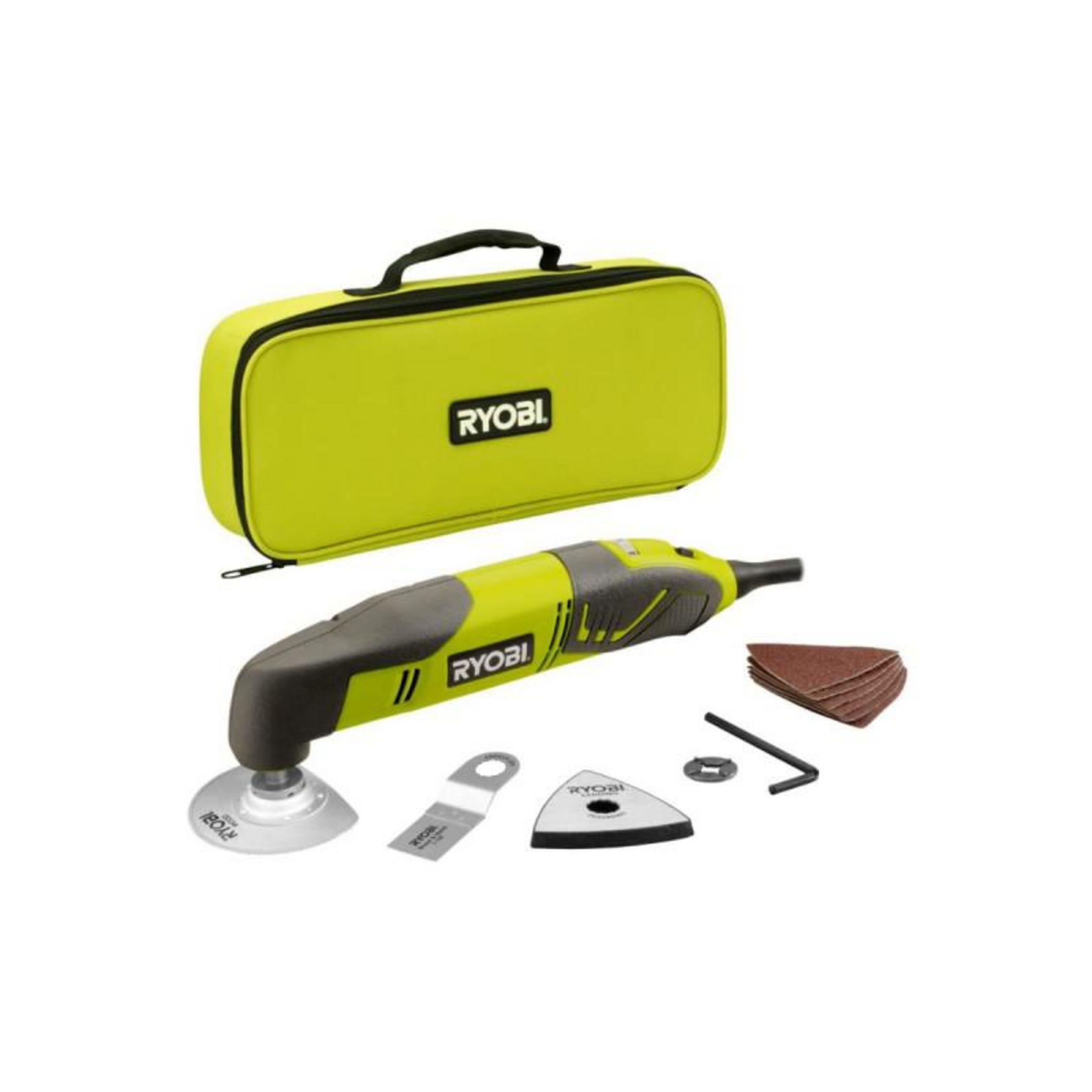 Mini-outil multifonction RYOBI RRT4-120GA15 - 4V - 1 Batterie 2.0Ah - 1  Câble USB C - 15 Accessoires - Espace Bricolage