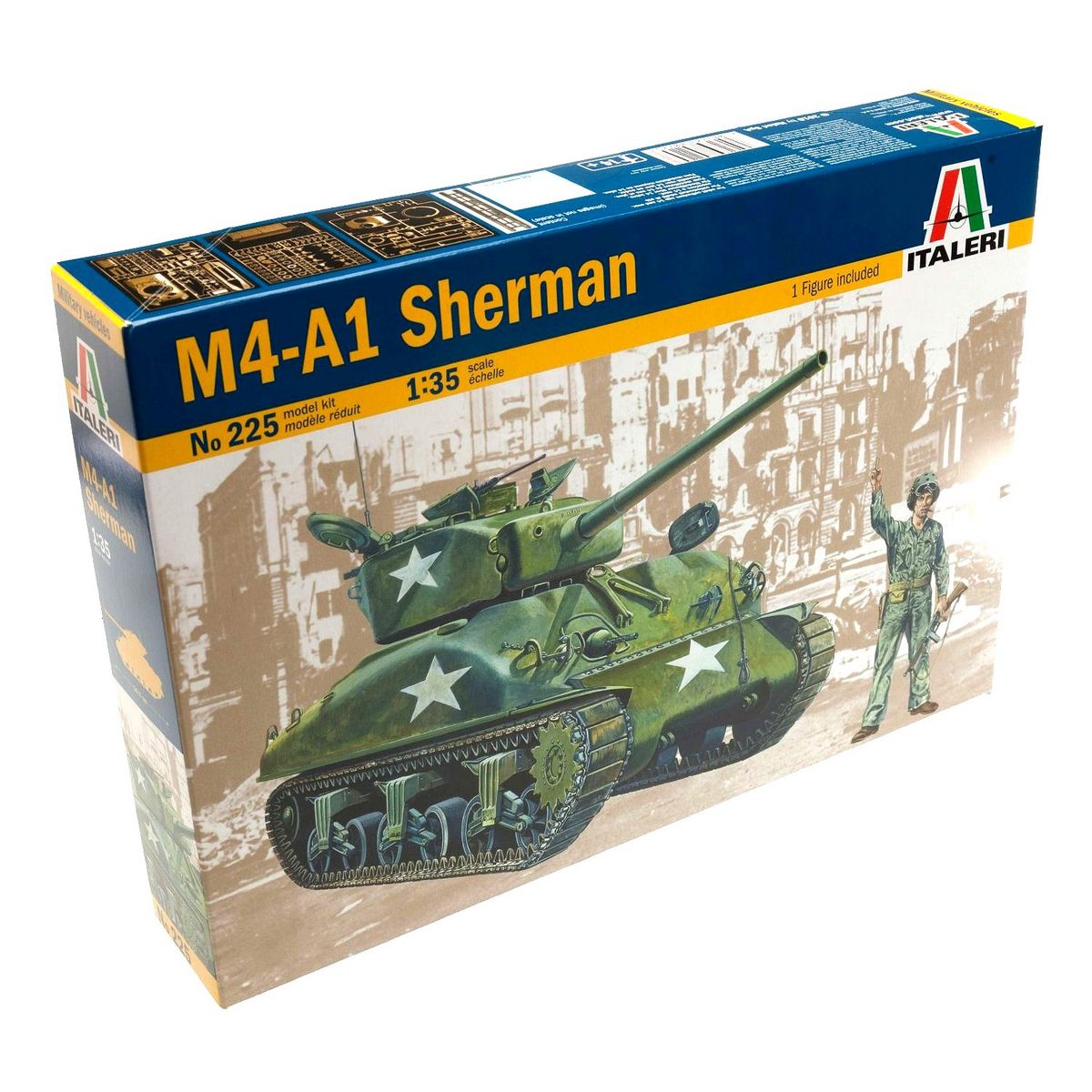 Italeri Maquette Char : M4-A1 Sherman