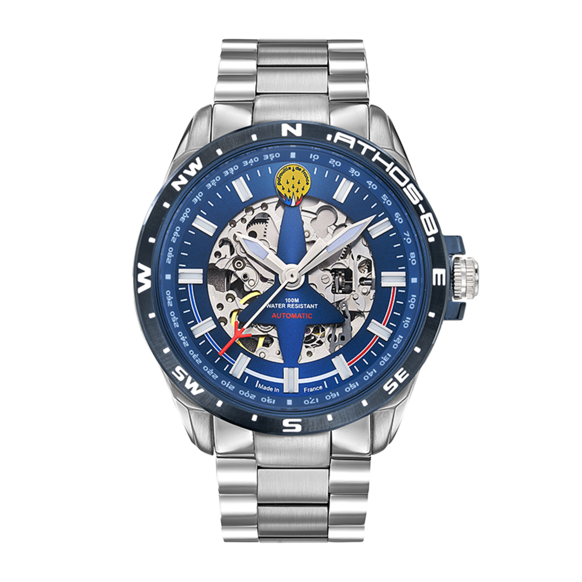 Montre Aviateur Patrouille de France Athos 8 Arri re Droit