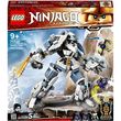 lego ninjago 71738 le robot de combat titan de zane, jouet de construction ninja, figurines