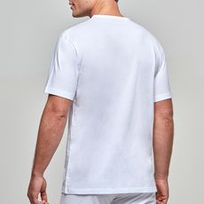 T-shirt homewear confort col rond Essentials blanc (Blanc)