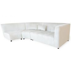 Canapé d'Angle Droit Design  Joro  280cm Blanc