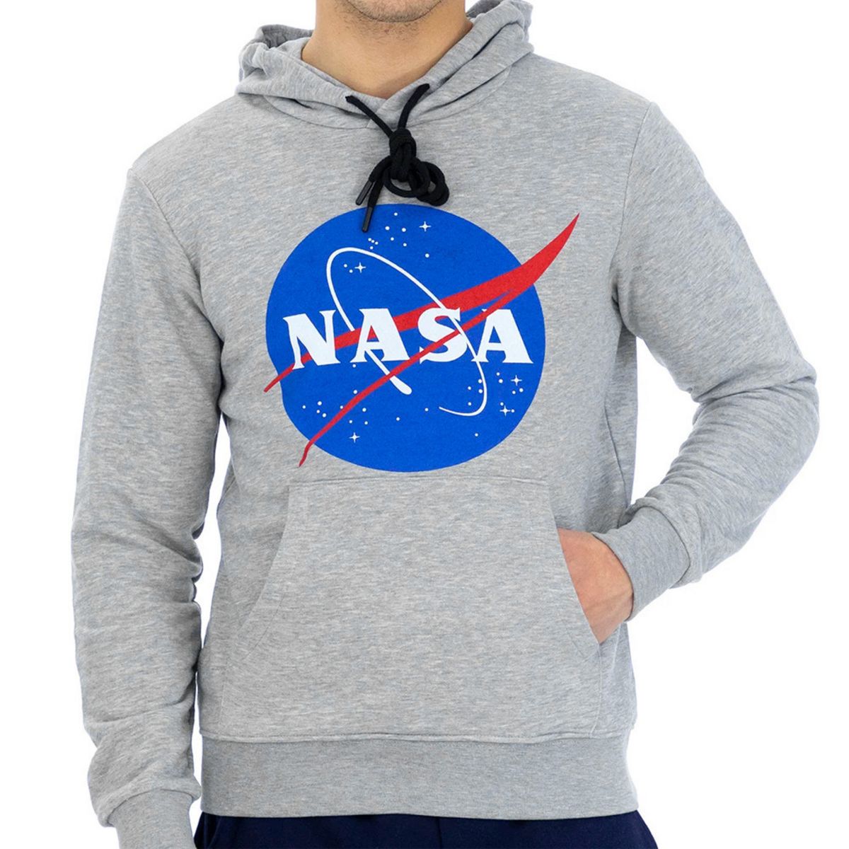 NASA Sweat à capuche Gris Homme Nasa 12H