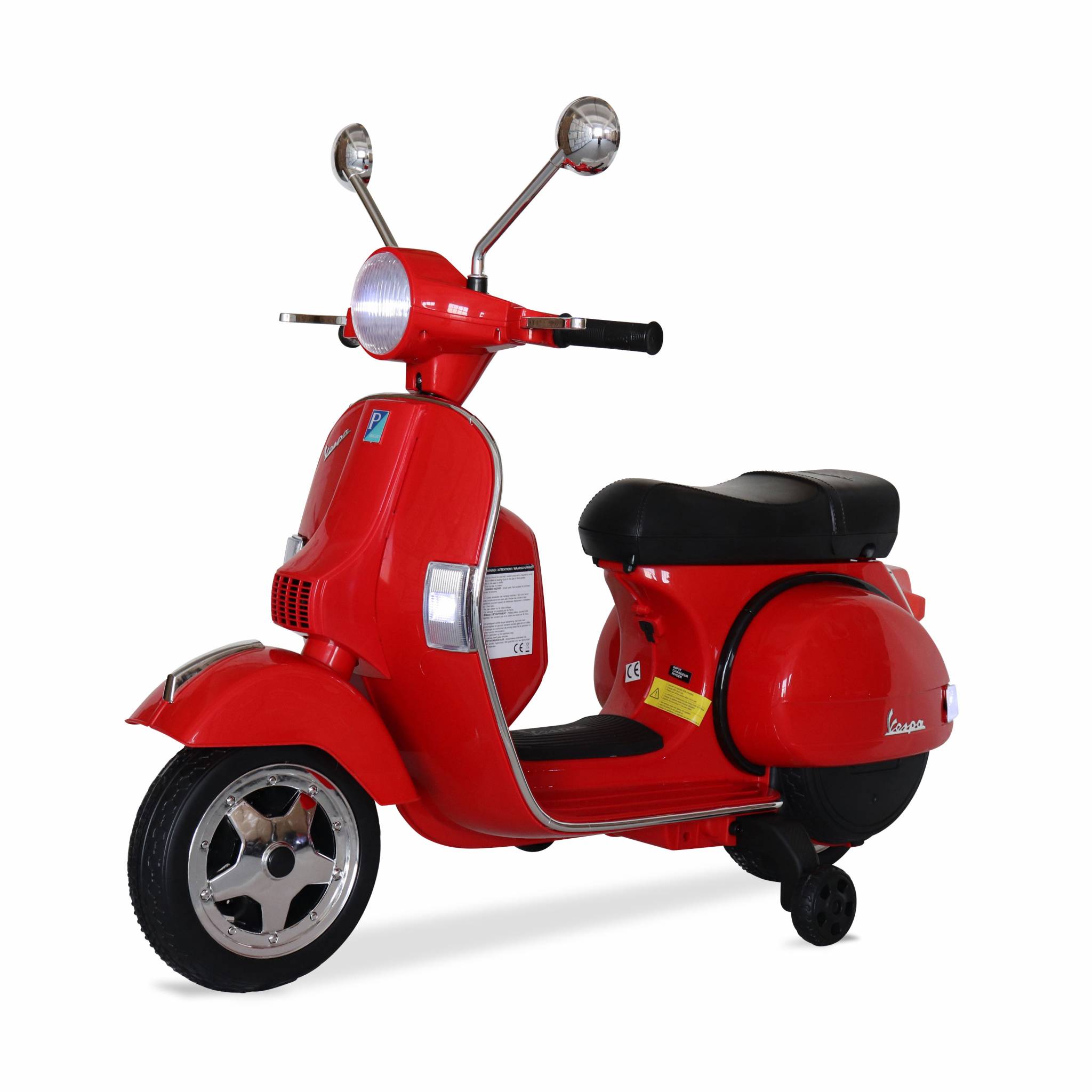 Vespa PX150, scooter électrique pour enfants 12V 4.5Ah, 1 place avec  autoradio pas cher 