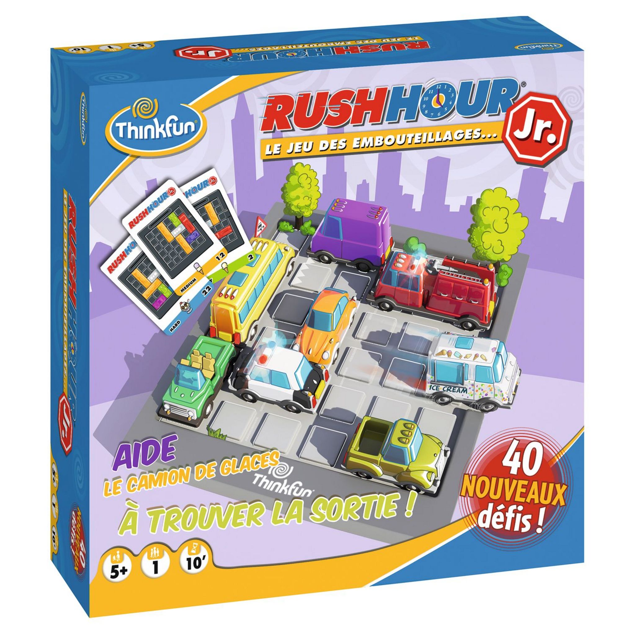 RAVENSBURGER Jeu Rush Hour junior - Le jeu des embouteillages pas cher 