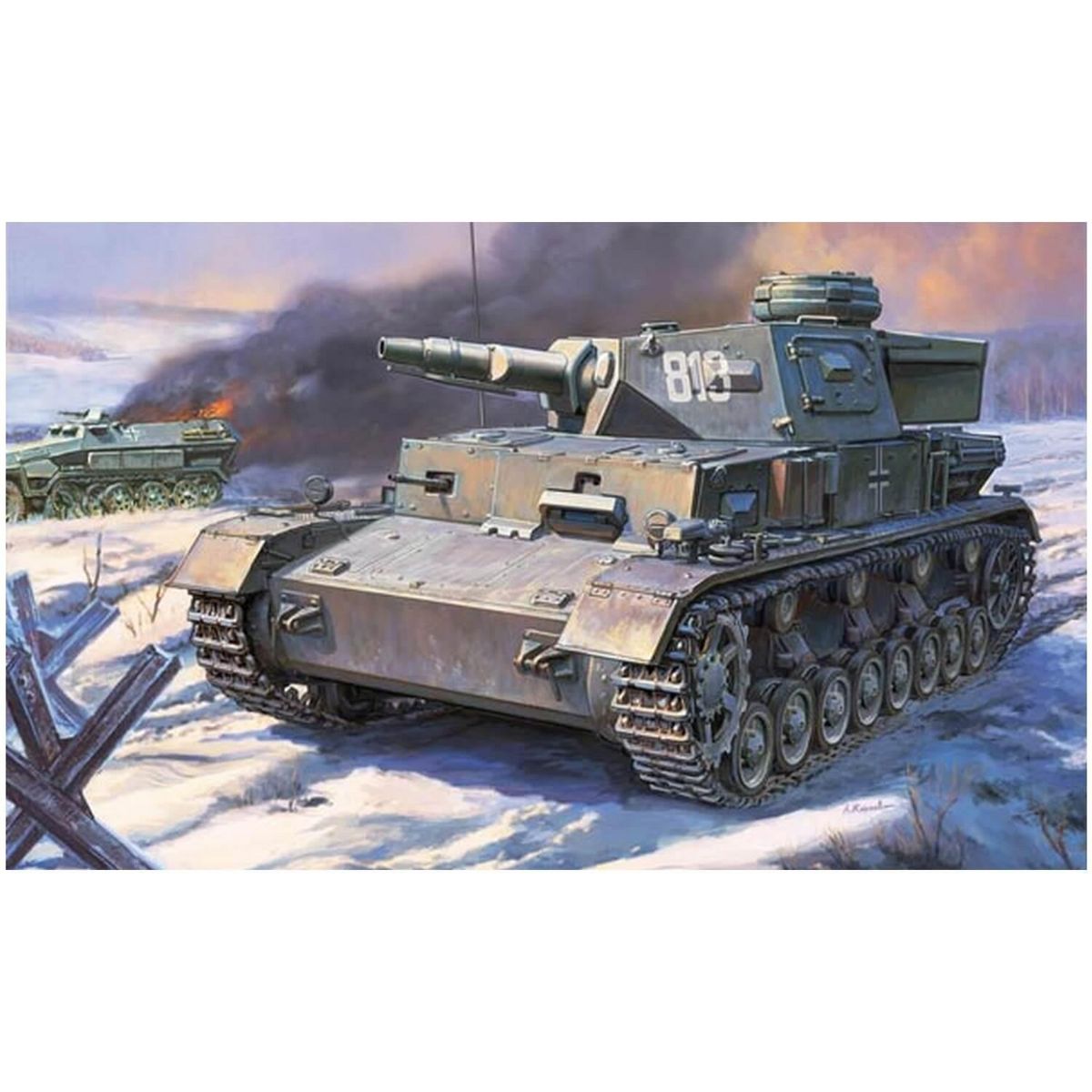 Zvezda Maquette char : Panzer Iv Ausf.E