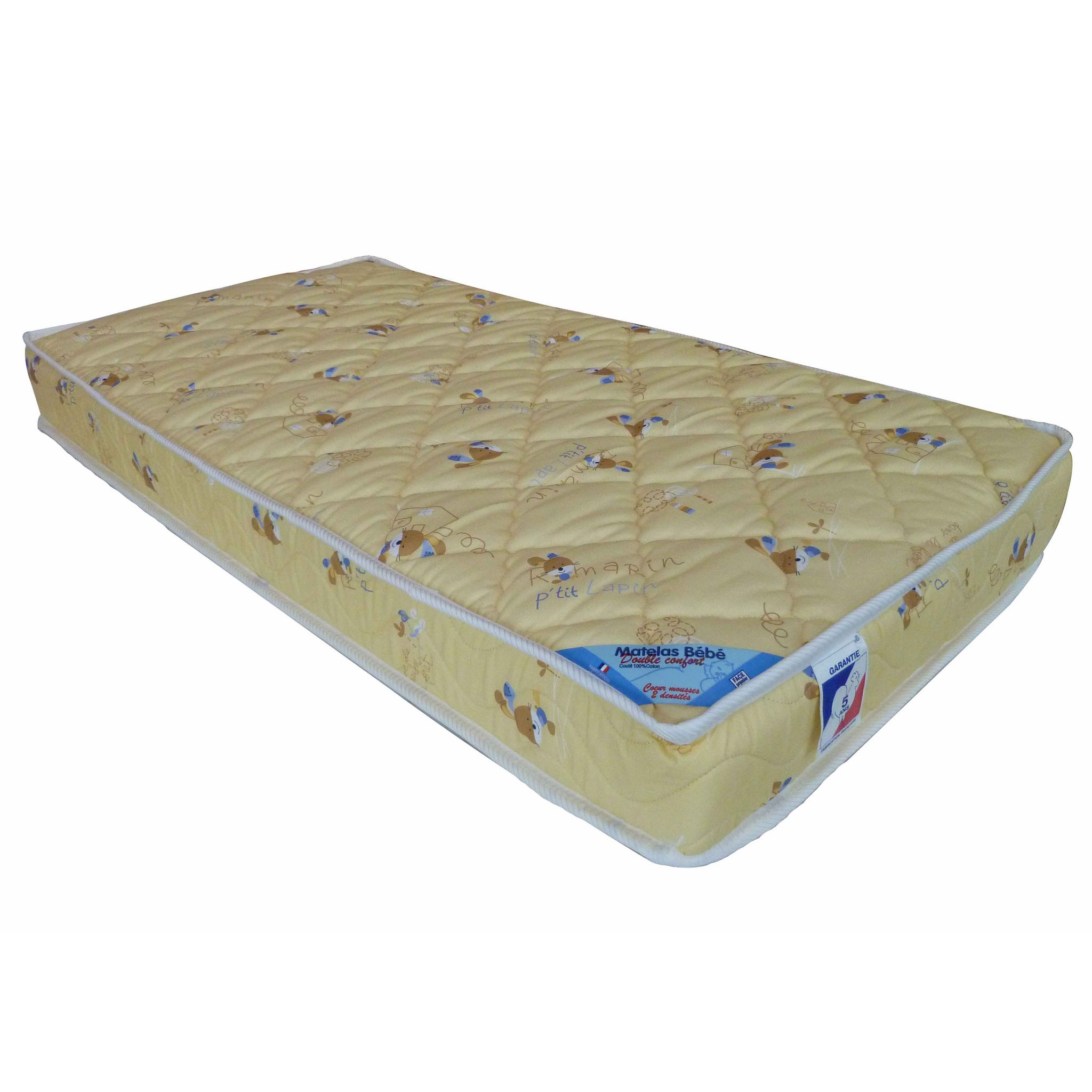 Matelas Bébé Tpetit 70x140 - Mousse - Hauteur 8 Cm - Soutien Grand Confort  Confort à Prix Carrefour