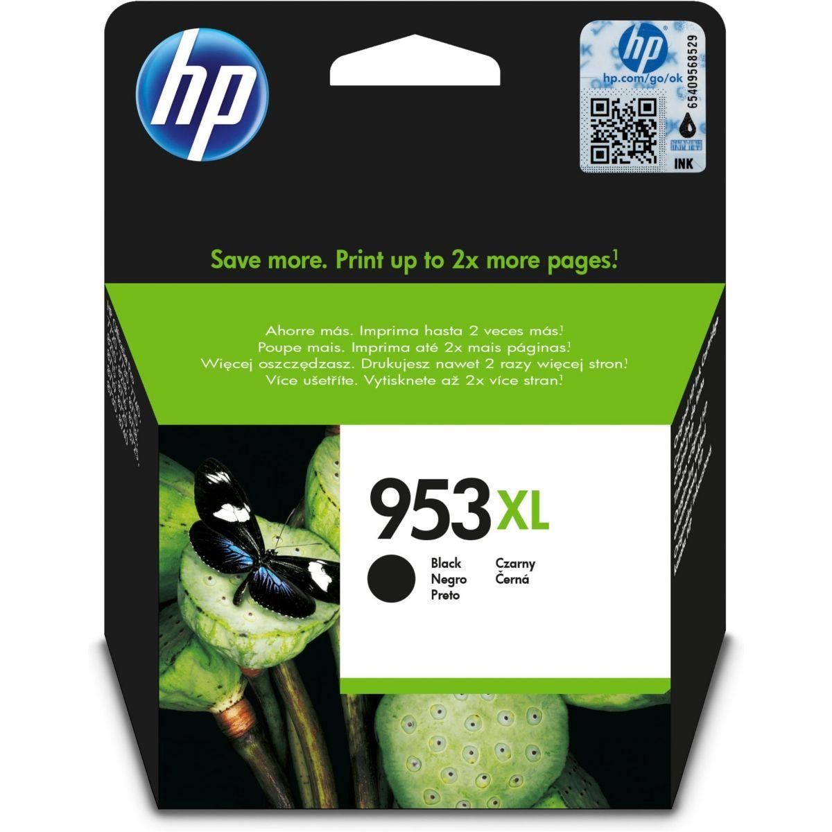 HP Cartouche d'encre 953 XL noire