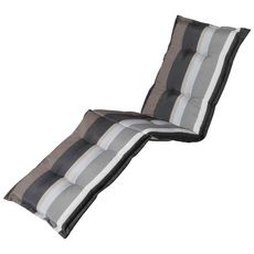 Madison Coussin de chaise longue Stripe 200x60 cm Gris