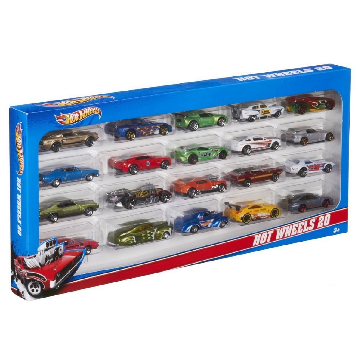 Coffret de 20 véhicules Hot Wheels