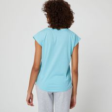 IN EXTENSO T-shirt de sport bleu turquoise femme (Bleu turquoise)
