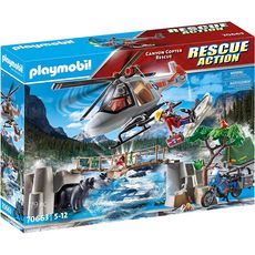 PLAYMOBIL 70663 - Unité de secouristes avec hélicoptère