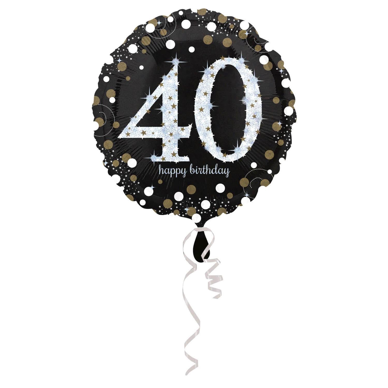 Ballon Anniversaire 40 ans pas cher 