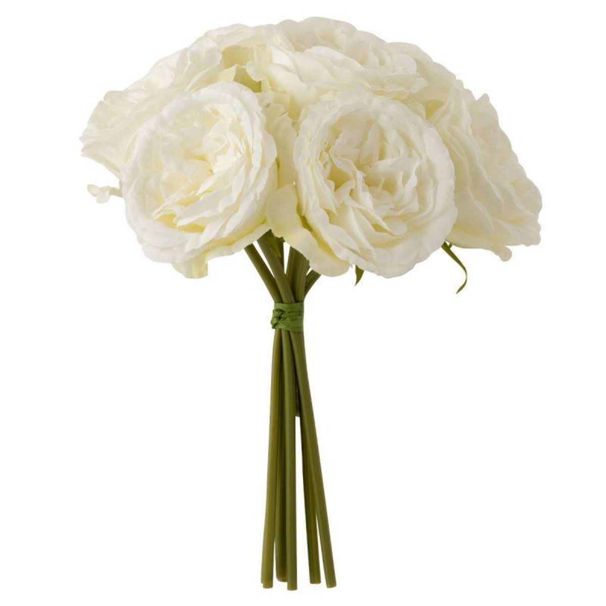 Paris Prix Bouquet de Fleurs Artificielles Rose 25cm Blanc pas cher à prix  Auchan
