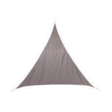 HESPERIDE Voile d'ombrage triangulaire Curacao - 5 x 5 x 5 m - Taupe