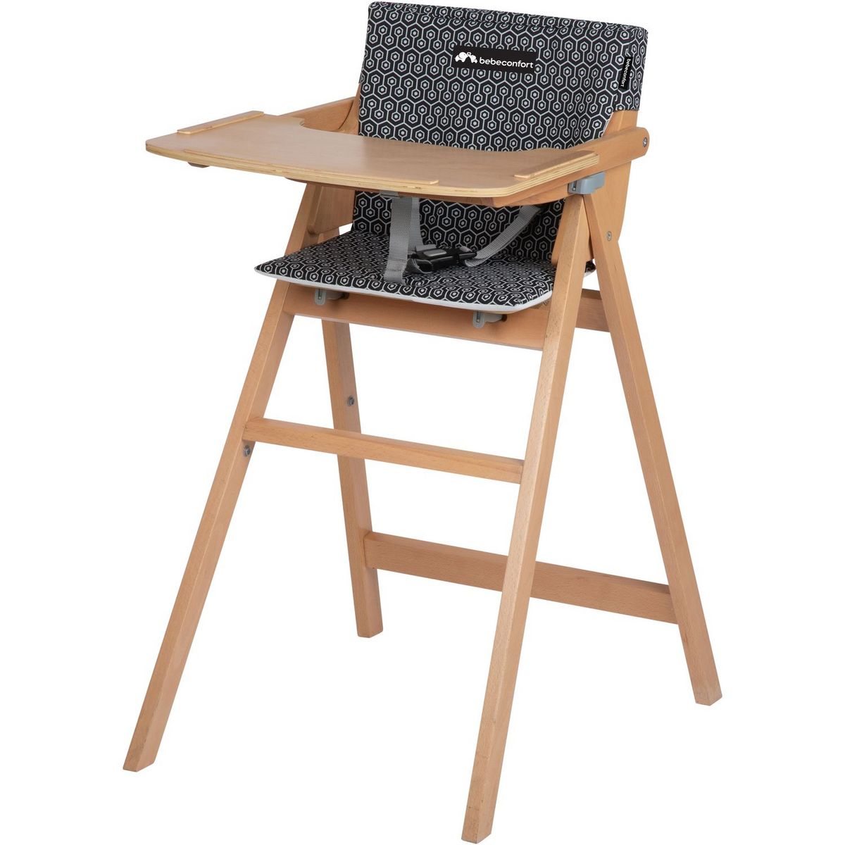 Bebe Confort Chaise haute pliable en bois Nordik pas cher Auchan.fr