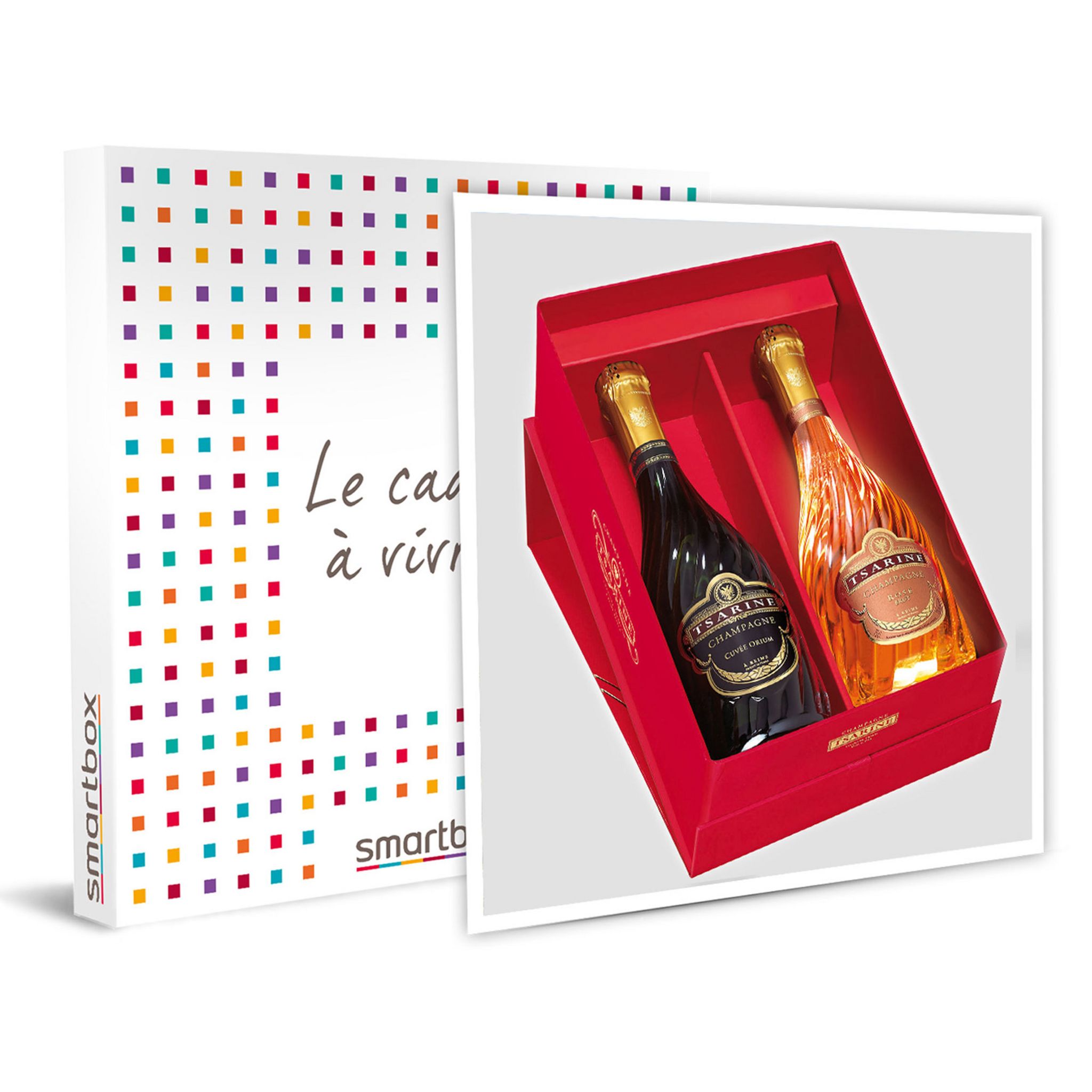 Coffret 2 bouteilles de champagne Lanson à domicile - Smartbox