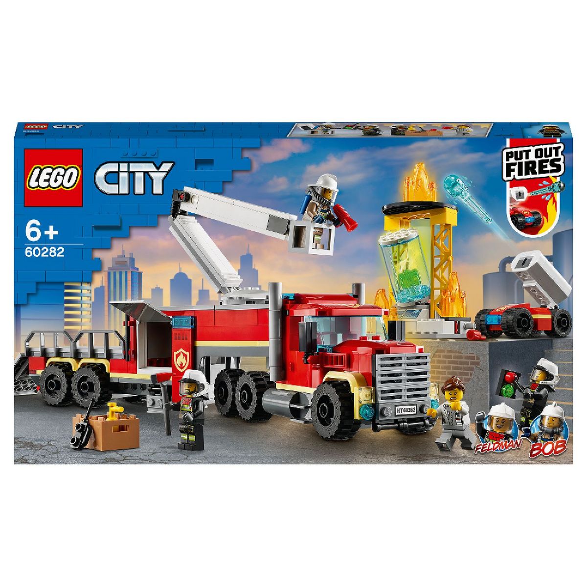 LEGO City 60282 L'unité de Commandement des Pompiers