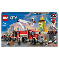LEGO City 60282 L’unité de commandement des pompiers 