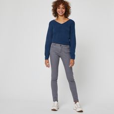 IN EXTENSO Jean slim femme (Gris clair)