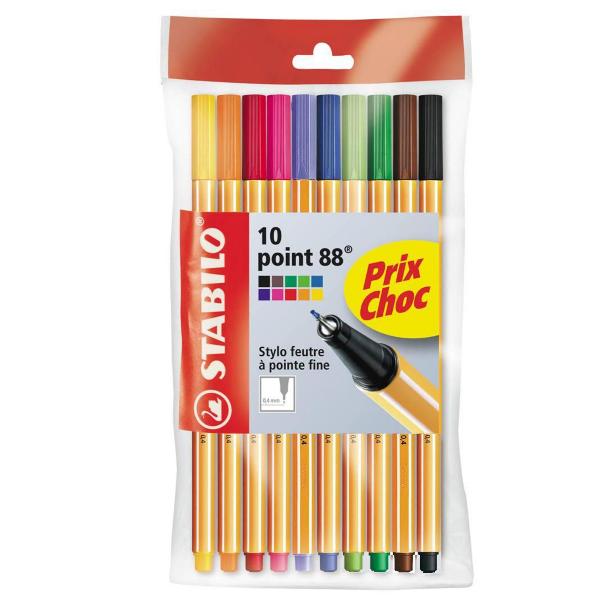 Lot De 15 Crayons Feutres Point 88 Stabilo pas cher