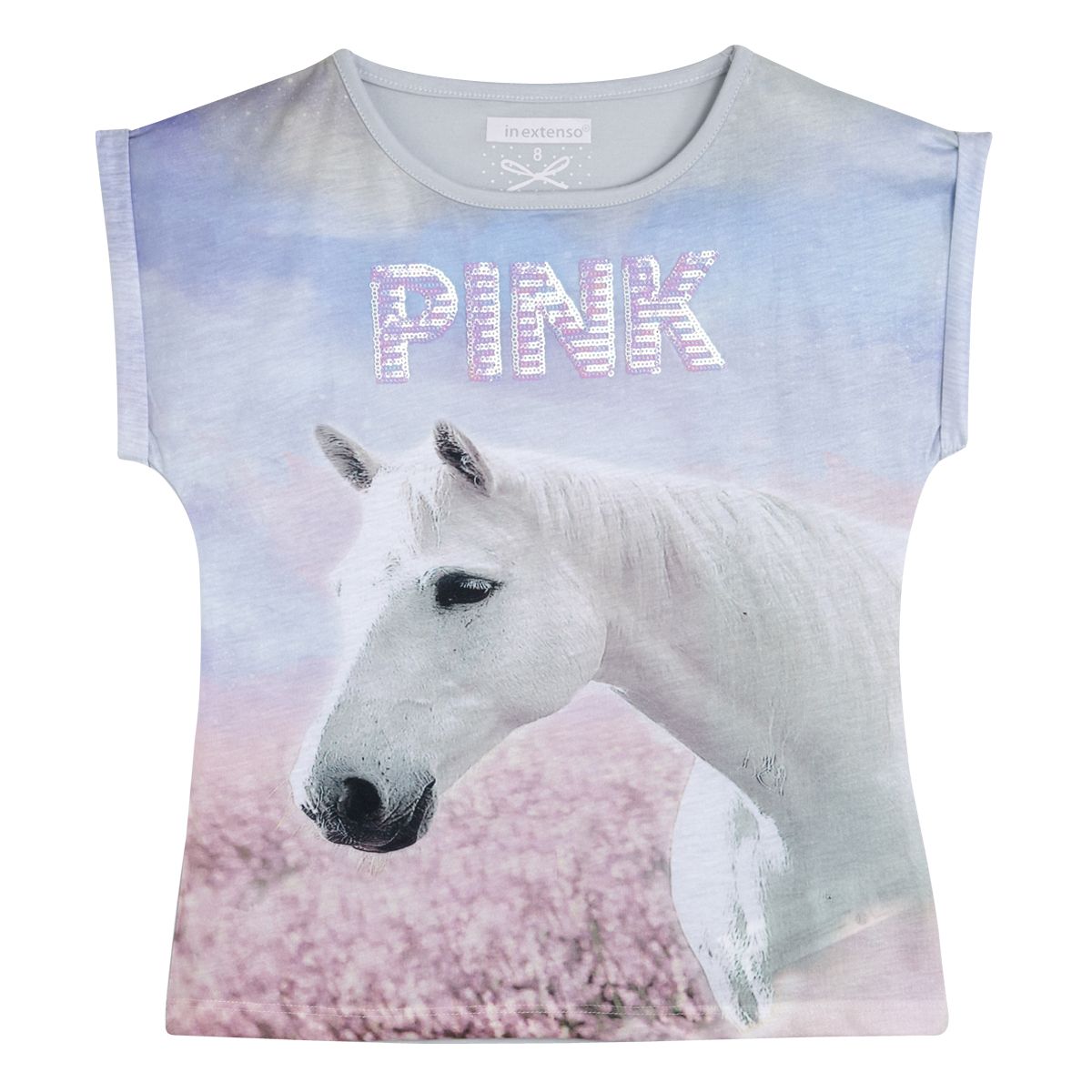 Tee shirt best sale cheval fille