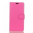 amahousse Housse rose pour Sony Xperia L2 folio avec fermeture par languette aimantée
