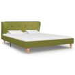 280710 Bed Frame Green Fabric 135x190 cm (UK/NO/IE/FI/DE/FR/NL only)