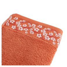Maxi drap de bain fantaisie en coton  450 g/m² (Orange)