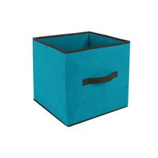Id Space Lot 2x Boîte de rangement pour meuble - 31 x 31 cm. - Turquoise