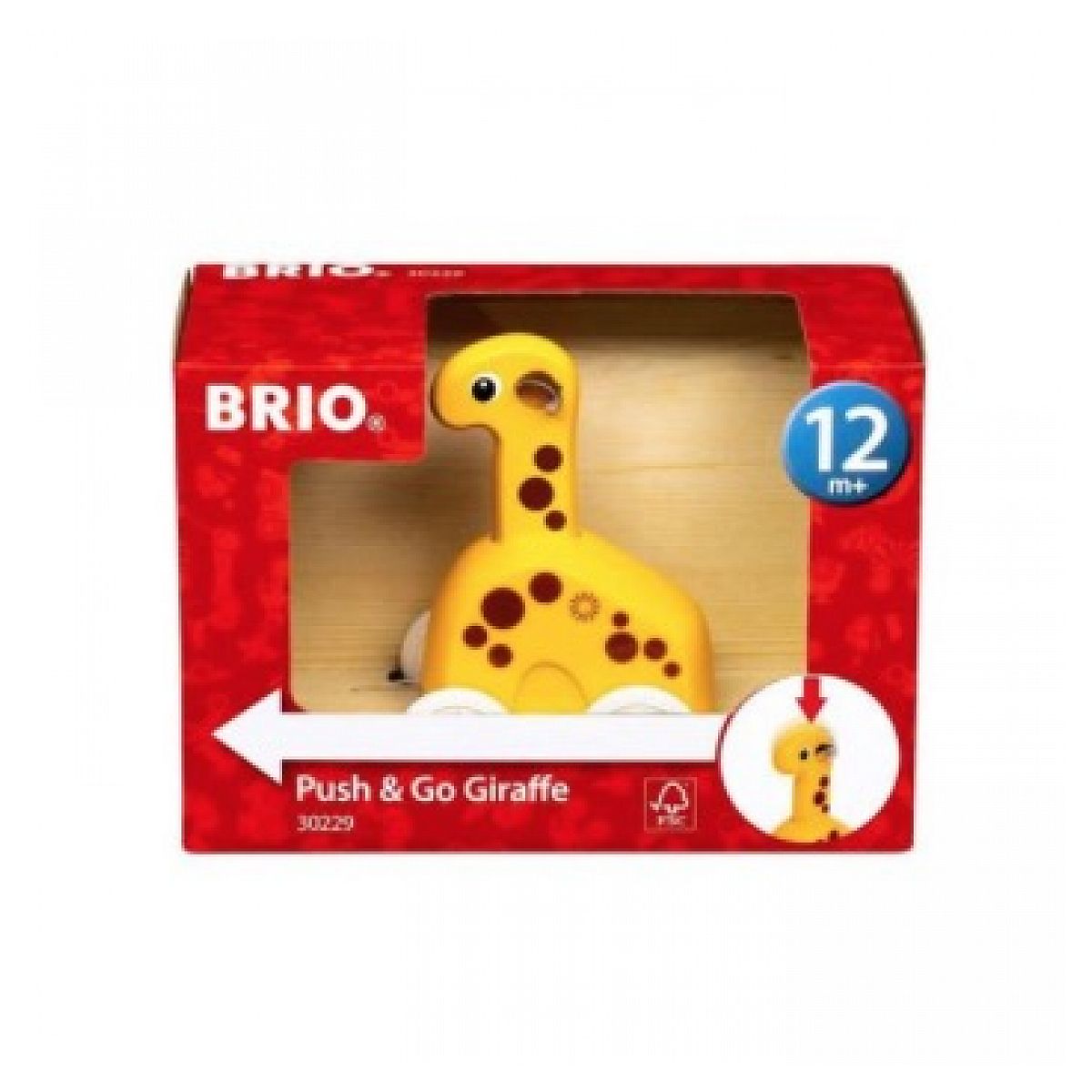 Brio Girafe push and go  premier age