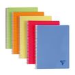 CLAIREFONTAINE Clairefontaine Cahiers a reliure spiralee 90 Feuilles quadrillees 5pcs
